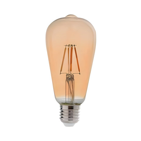 Lâmpada Led Retrô Pêra Ambar 4w 2200k Avant