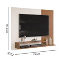 Ver imagem 2 de Painel para Tv até 50 Polegadas Nando Freijo Creme Dj Móveis