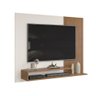 Painel para Tv até 50 Polegadas Nando Freijo Creme Dj Móveis - 3
