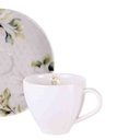Ver imagem 2 de Xícara e Pires de Café Magnólia Porcelana Decorada 100 Ml Tramontina 96580064