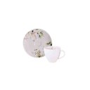 Ver imagem 3 de Xícara e Pires de Café Magnólia Porcelana Decorada 100 Ml Tramontina 96580064