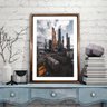 Quadro de Arquitetura Prédios de Moscou Russia 65x95cm - 1