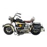 Motocicleta Branca 18x35x12cm Estilo Retrô - Vintage - 7