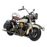 Motocicleta Branca 18x35x12cm Estilo Retrô - Vintage - 1