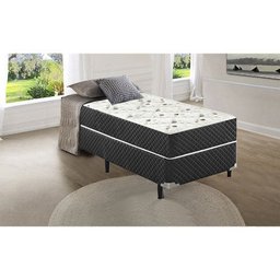 Cama Box Conjugado Solteiro Espuma Ortopédica - 42x88x188cm - 2