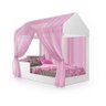 Cama Infantil Montessoriana Crystal Com Colchão e Voal Moveis House - 5