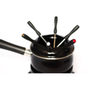 Ver imagem 6 de Kit Fondue Preto Jogo com 12 Peças Conjunto Esmaltado