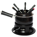 Ver imagem 2 de Kit Fondue Preto Jogo com 12 Peças Conjunto Esmaltado