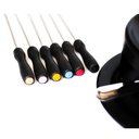 Ver imagem 4 de Kit Fondue Preto Jogo com 12 Peças Conjunto Esmaltado