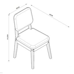 Conjunto Mesa de Jantar Paris 1.2 Nature com 4 Cadeiras Paris Nature/preto – Tebarrot Móveis - 4 Conjunto Mesa de Jantar Paris 1.2 Nature com 4 Cadeiras Paris Nature/preto – Tebarrot Móveis - 4