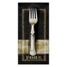 Quadro em Tela para Cozinha Série Fork Garfo 20x40cm - 1