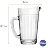 Jarra de Mesa em Vidro Copo Americano 750ml Nadir - 1 Peça - 2