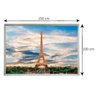 Quadro Torre Eiffel Paris Paisagem Urbana 150x100cm - 3