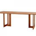 Ver imagem 6 de Mesa para Sala de Jantar Patros 180cm Madeira Tampo Barril Laminado Moderna Mobília
