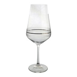 Jogo de Taças para Água em Cristal Sandra Pantografada com 6 Peças 550ml Crystalex - 1 Jogo de Taças para Água em Cristal Sandra Pantografada com 6 Peças 550ml Crystalex - 1