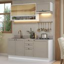 Ver imagem 1 de Armário de Cozinha Compacta 180 Cm Branco/crema Vik Madesa 05