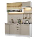 Ver imagem 2 de Armário de Cozinha Compacta 180 Cm Branco/crema Vik Madesa 05