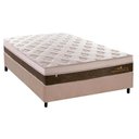 Ver imagem 1 de Cama Box Casal: Colchão Molas Plumatex MasterPocket Ensacadas Personalle + Base CRC Suede Clean(