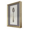 Quadro de Cozinha Decorativo com Moldura Prata Utensílio Colher 40x50cm - 2
