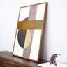 Quadro Geométrico Abstrato Escandinavo GOLD 50x70cm - 4