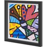Quadro Obra Butterfly de Romero Britto 35x35cm - 2