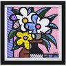 Quadro Obra Butterfly de Romero Britto 35x35cm - 1