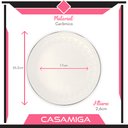 Ver imagem 5 de Conjunto 8 Pratos Raso Cerâmica 26,2cm Harmony Branco