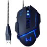 Mouse Gamer Warrior 3200 Dpi Usb Preto Mo261- Multilaser - 1