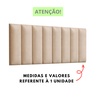 Módulo Estofado para Cabeceira de Cama Box Corino Marrom60x20cm Auto Adesivo - 3