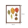 Quadro Folhas de Outono com Moldura Chanfrada Marrom 40x50cm - 2