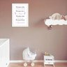 Quadro para Quadro de Bebê Menina Nome e Frase 20x30cm - 2