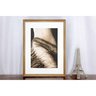 Quadro Decorativo com Moldura Marrom Nu Artístico Mulher 110x130cm - 3