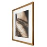 Quadro Decorativo com Moldura Marrom Nu Artístico Mulher 110x130cm - 2
