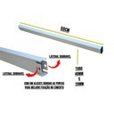 Ver imagem 2 de Kit 4 Pçs Suporte Pia/ Tanque 40cm - Chumbar - Branco (grapa)