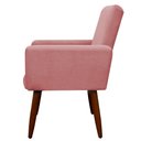 Ver imagem 6 de Kit 2 Poltronas e Puff Sala e Quarto Nina Suede Herrero Cor:rosa Bebê