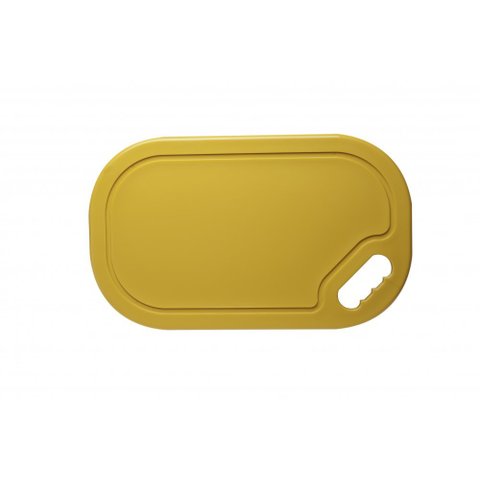 Tábua Plástica Grande De Corte Industrial 50x30cm Anodilar:Amarelo