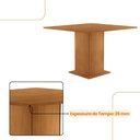 Ver imagem 5 de Mesa de Jantar Loren 90cm Mdf 4 Cad Copper Moderna Mobilia Turim 07/ Laminado