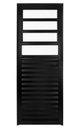 Ver imagem 1 de Porta de Aluminio Basculante Esquerda Linha Premium:2,10 X 0,90/preto