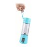 Mini Liquidificador Portátil Shake Suco Recarregável Azul - 3