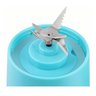 Mini Liquidificador Portátil Shake Suco Recarregável Azul - 7