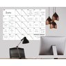 Lousa Branca Adesiva Calendário Mensal - 1