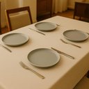 Ver imagem 4 de Conjunto 12 Pratos de Sobremesa Melamina Class Cinza 21,5cm Wolff Cozinha Torta Doce Servir Entrada