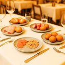 Ver imagem 2 de Conjunto 12 Pratos de Sobremesa Melamina Class Cinza 21,5cm Wolff Cozinha Torta Doce Servir Entrada
