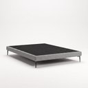Ver imagem 5 de Cama Base Box Casal Unique 138x188 Sommier Moderno Pés de Ferro Linho Cinza - Desk Design