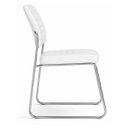 Ver imagem 2 de Cadeira Interlocutor Estofada River - Cor Branca - 48106