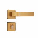 Ver imagem 1 de Fechadura Banheiro Roseta 40mm Mgm Módena Bronze