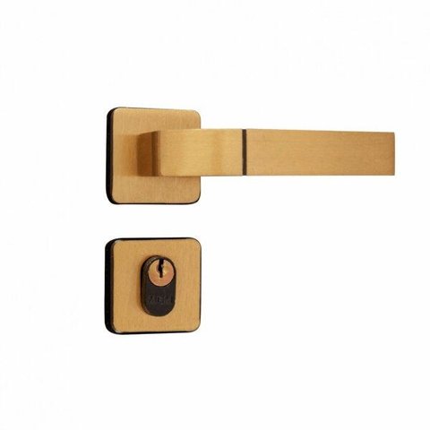 Fechadura Externa Roseta 40mm Mgm Módena Bronze