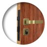 Fechadura Externa Roseta 40mm Mgm Módena Bronze - 2