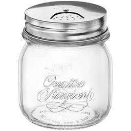 Bormioli Rocco Qstagioni Saleiro/pimenteiro 9x9x9cm 250ml Vidro Transp Tampa Inox - 1