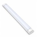 Ver imagem 1 de Kit 10 Luminárias LED Slim 60cm 18W Sobrepor Branco Quente